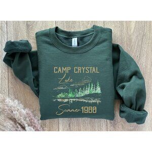 Halloween Camp Crystal Lake Crewneck Sweatshirt Loose fit Unisex